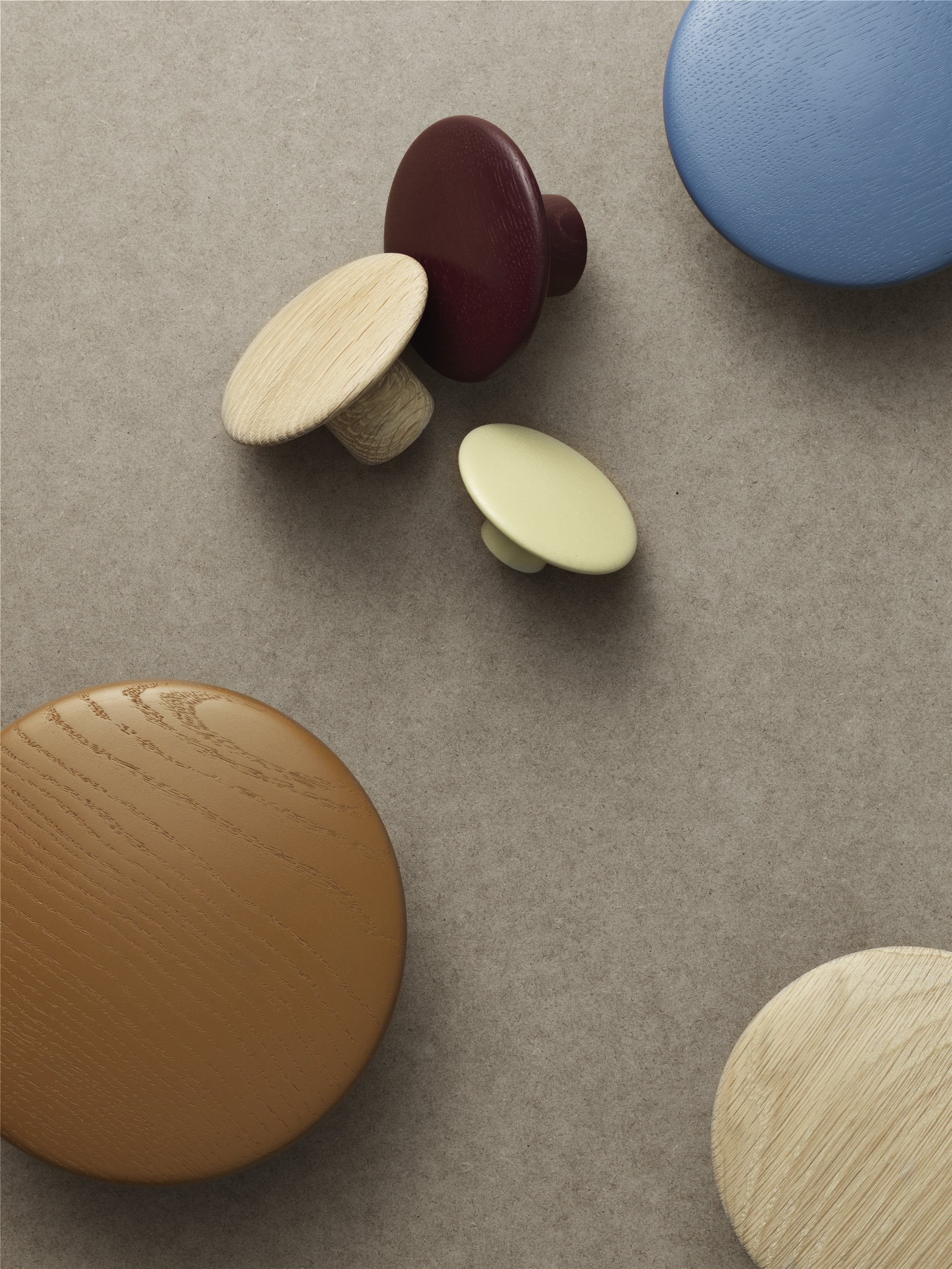 Dots Wood - Bleu