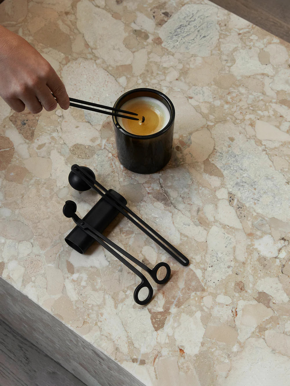 Clip Candle, Care Kit, Black