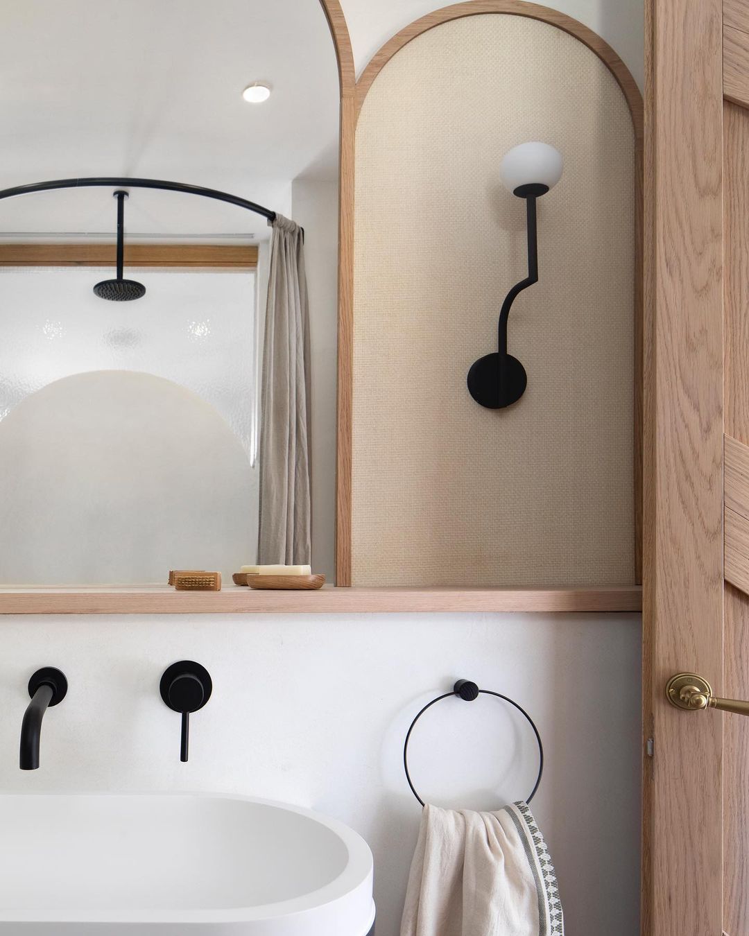 Towel Hanger - Black