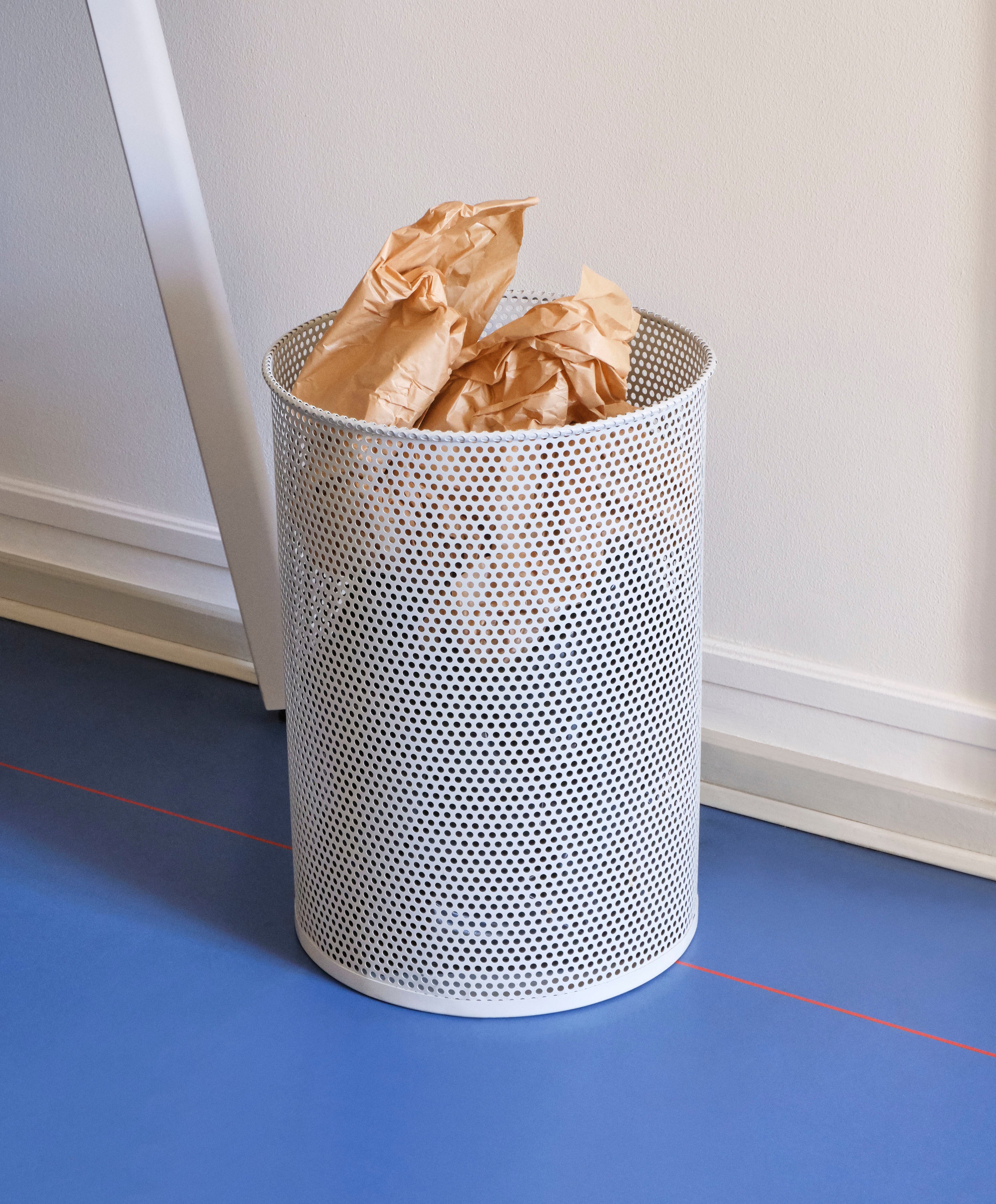 Perforated Bin L - Light grey