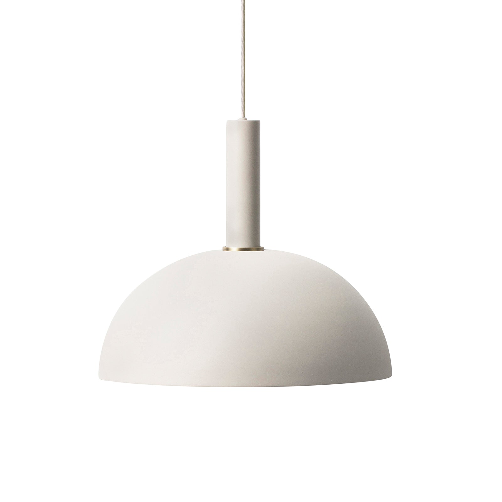 Corp de iluminat Dome Shade High Socket - gri deschis