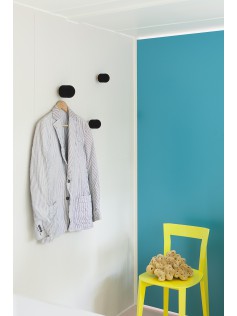Micro Coat Hooks - Black (set of 5)