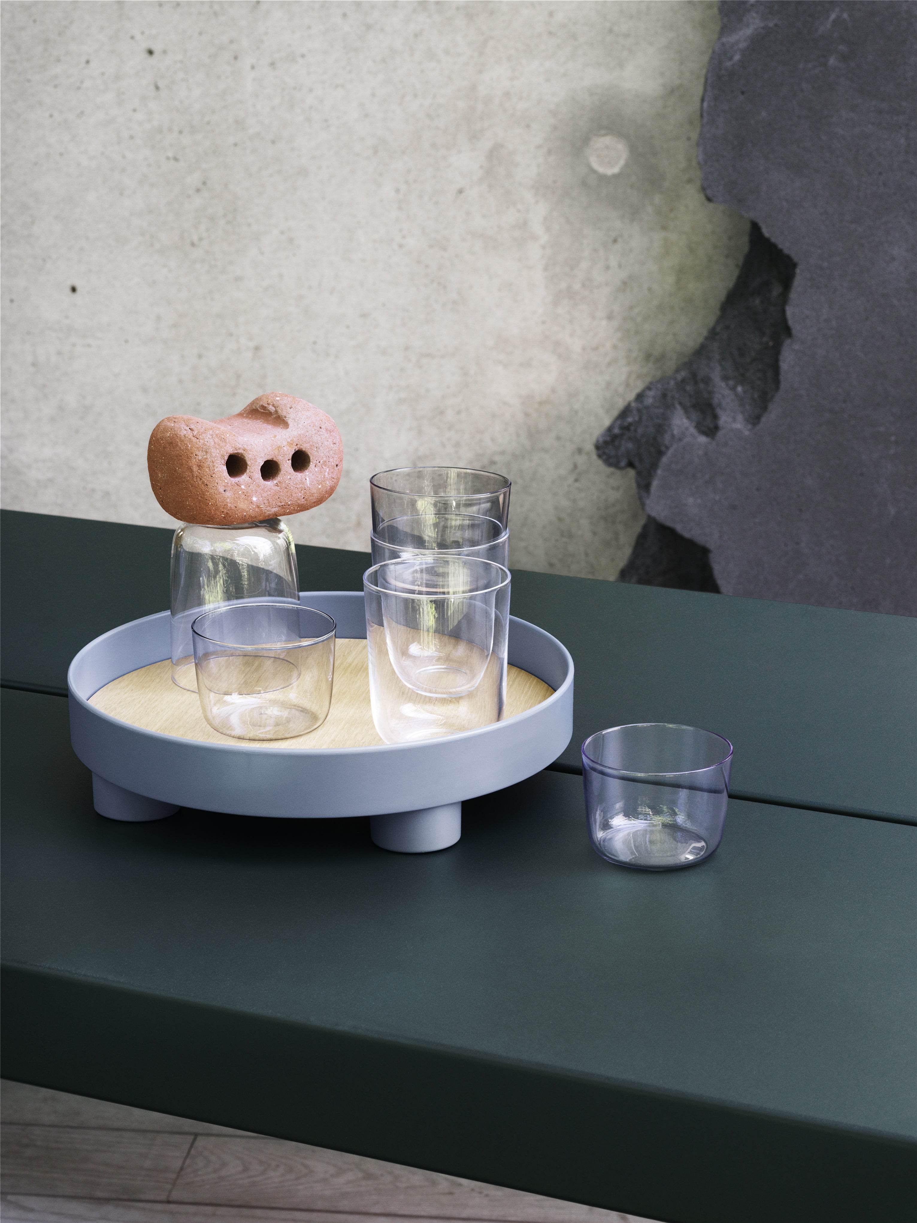 Platform Tray - Blue-Grey