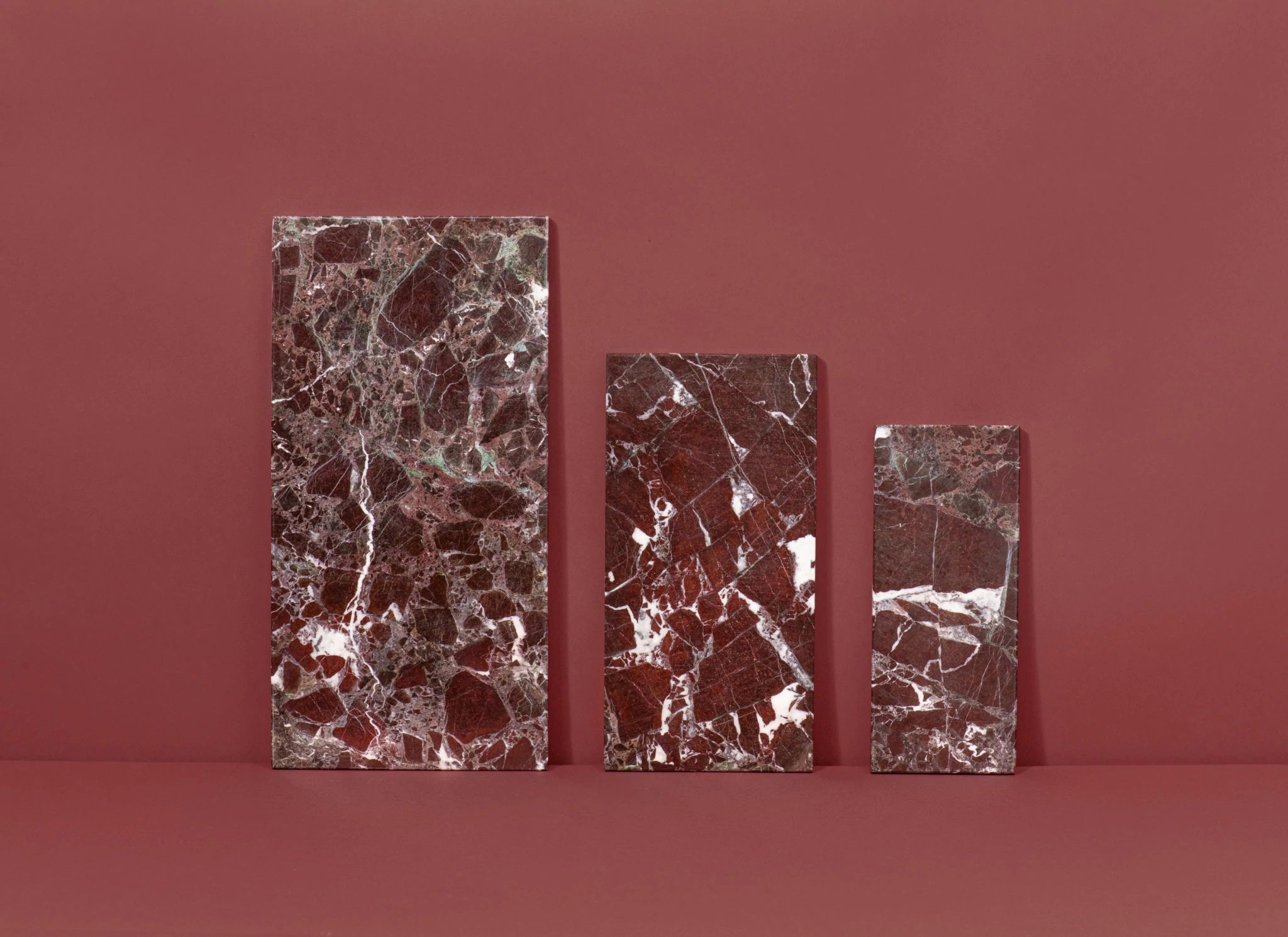 Platou dreptunghiular S - marmură burgundy