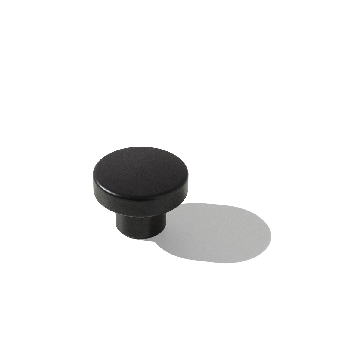 Knob Circular Black