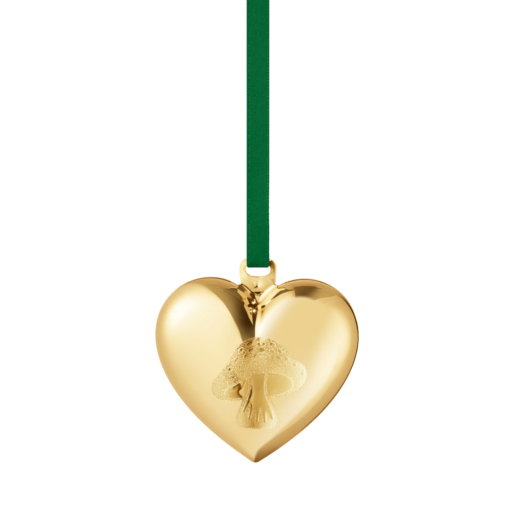 Heart, Gold Plated Brass