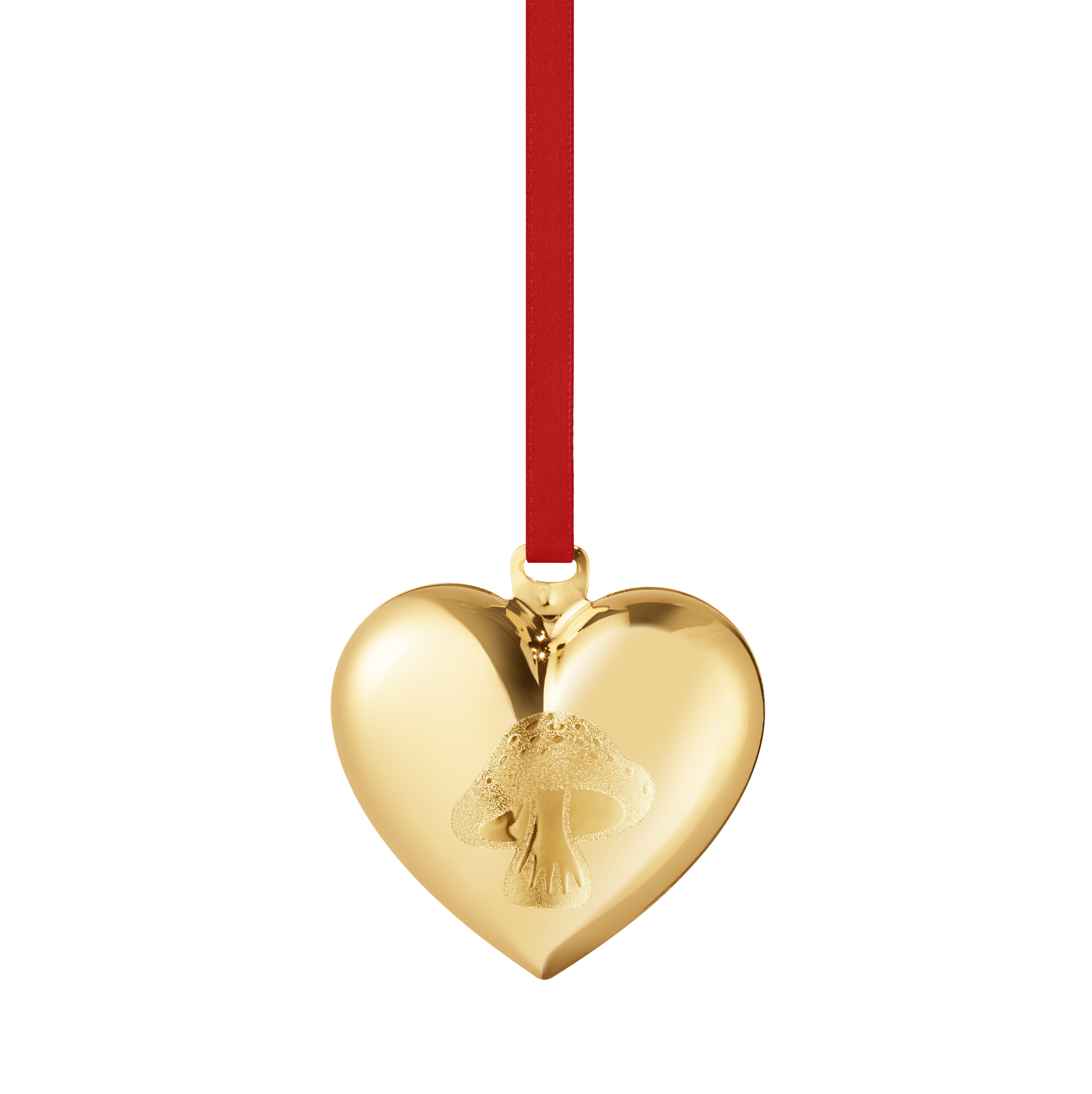 Heart, Gold Plated Brass