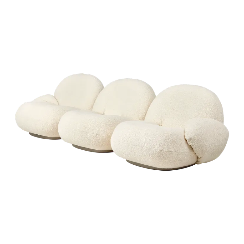 Pacha Sofa - Fully Upholstered - 3-seater with armrests