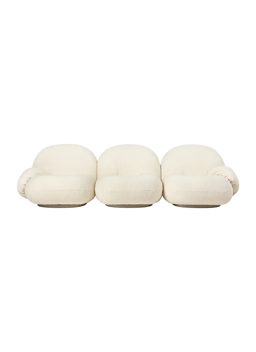 Pacha Sofa - Fully Upholstered - 3-seater with armrests