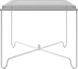 Tropique Dining Table - White Semi Matt