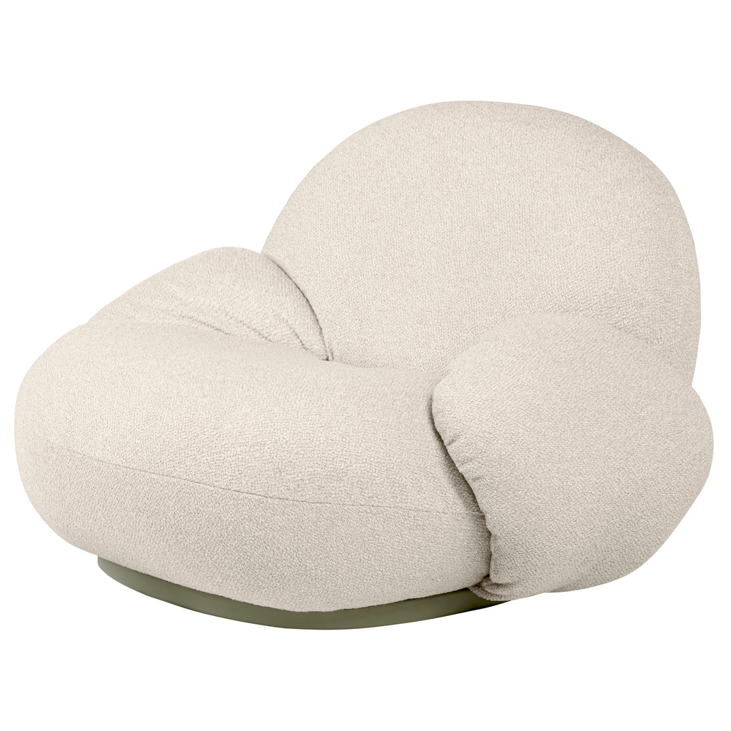 Pacha Outdoor Lounge Chair with armrest - Fully Upholstered, Swivel