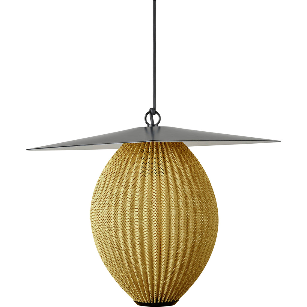 Satellite Outdoor Pendant - Mustard Gold Semi Matt