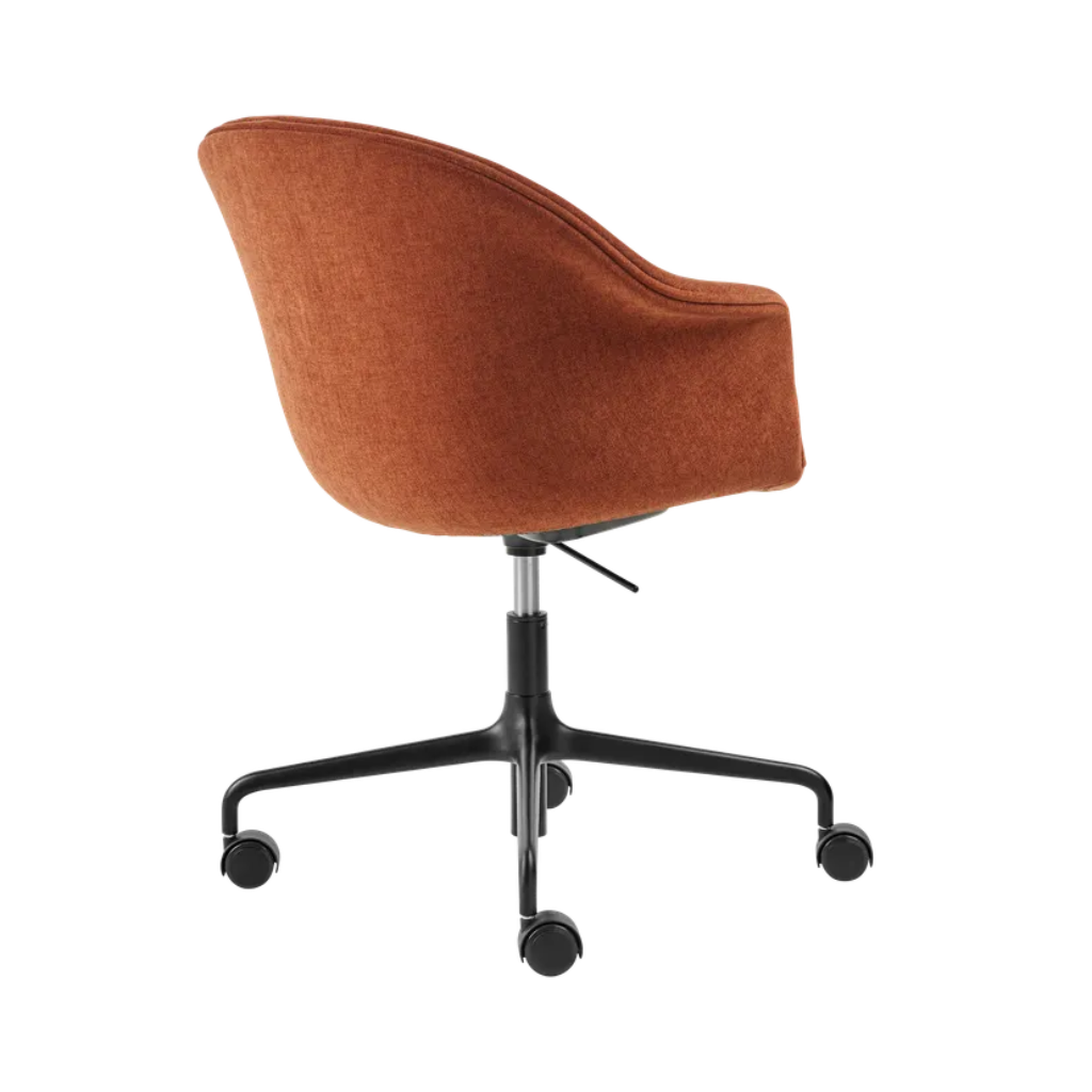 Bat Meeting Chair - Fully Upholstered, Height adjustable 4-star base w. castors