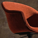 Bat Meeting Chair - Fully Upholstered, Height adjustable 4-star base w. castors