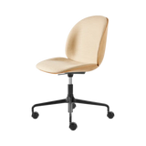 Beetle Meeting Chair - Front Upholstered, Height adjustable 4-star base w. castors