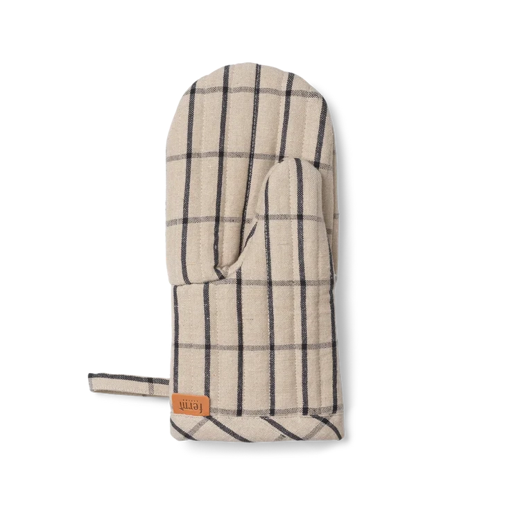 Hale Oven Mitt - Sand/Black