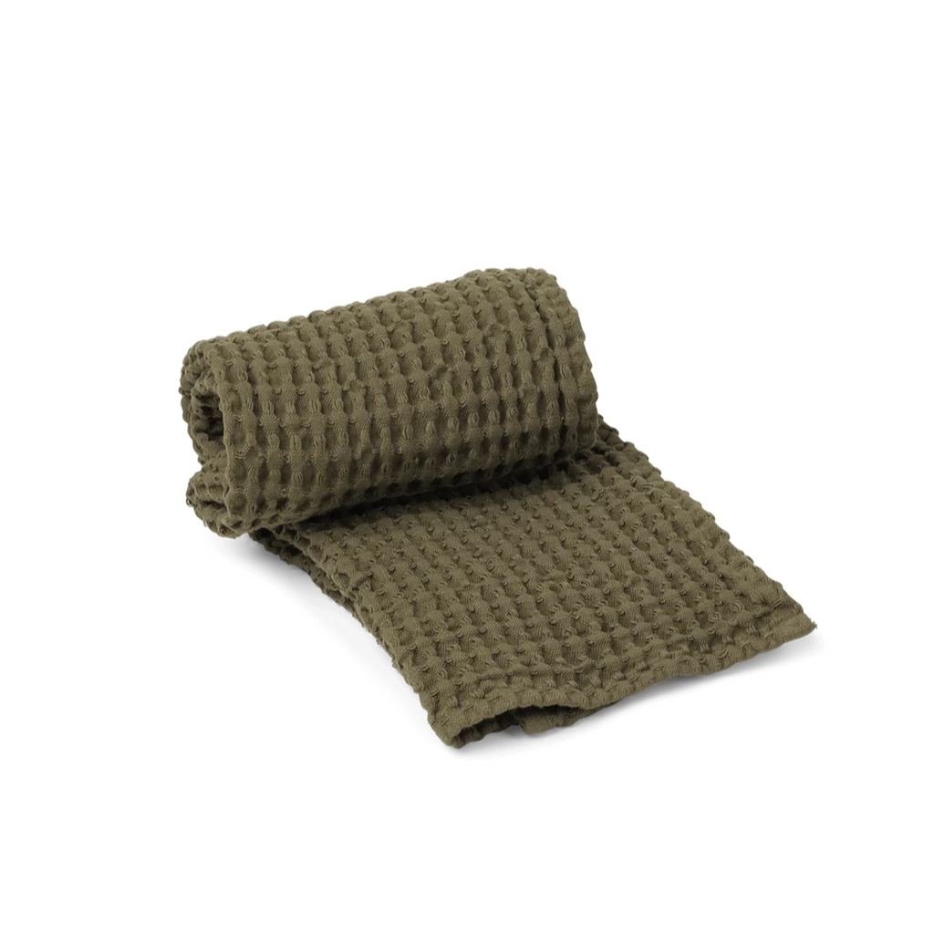 Organic Hand Towel - Olive