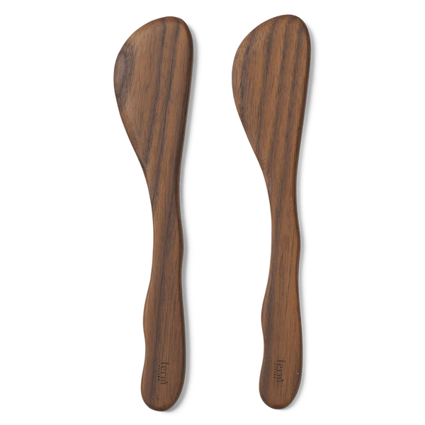 Cairn Butter Knives - Set of 2 - Dark Brown