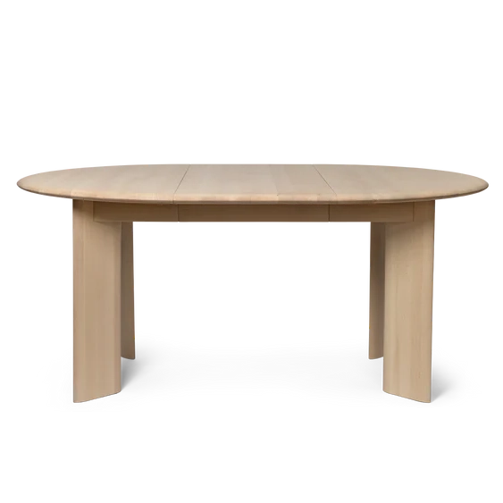 Bevel Table Extendable - White Oiled Beech