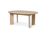 Bevel Table Extendable - White Oiled Beech