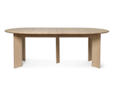Bevel Table Extendable - White Oiled Beech