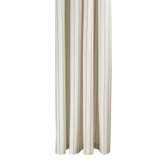 Chambray Shower Curtain - Off-white/Chocolate