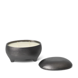 Evoke Twin Candle Blackened Aluminium