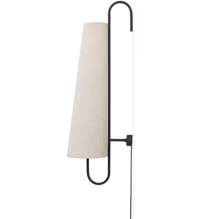 Ancora Wall Lamp - 100 Black/Natural