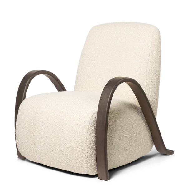 Buur Lounge Chair - Nordic Bouclé Off-white