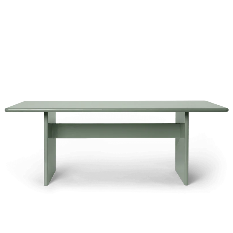 Rink Dining Table - Tea Green
