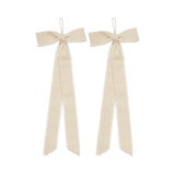 Bow Decoration - Small - Set  of 2 - Natural
