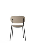 Co Dining Chair fully upholstered, Black Legs