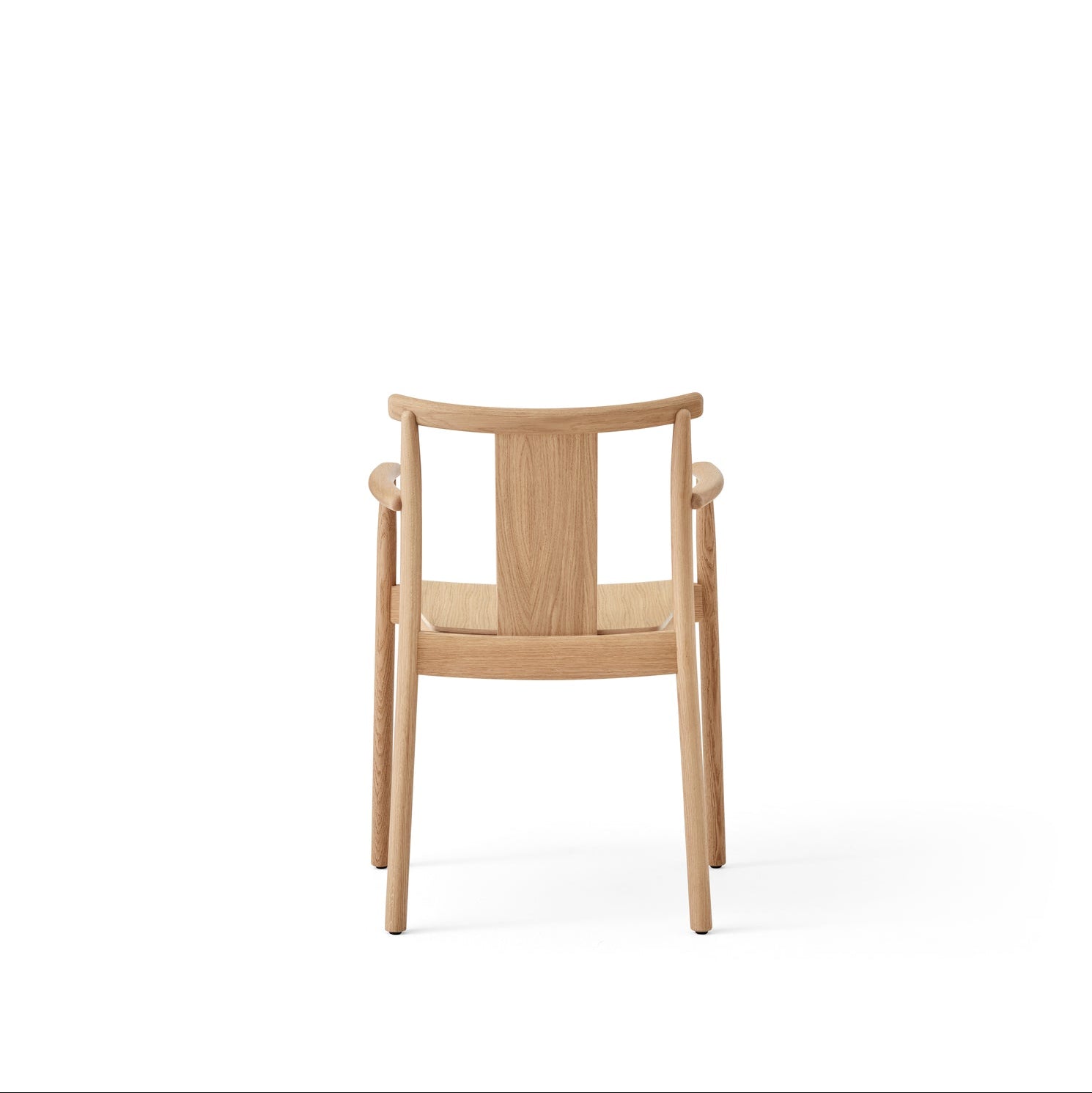 Scaun de dining Merkur cu brate - Natural Oak