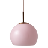 Ball Glass Pendant Lamp - Opal Rose