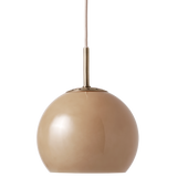 Ball Glass Pendant Lamp - Cappucino