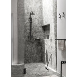 Rim Towel Rail Double - Black