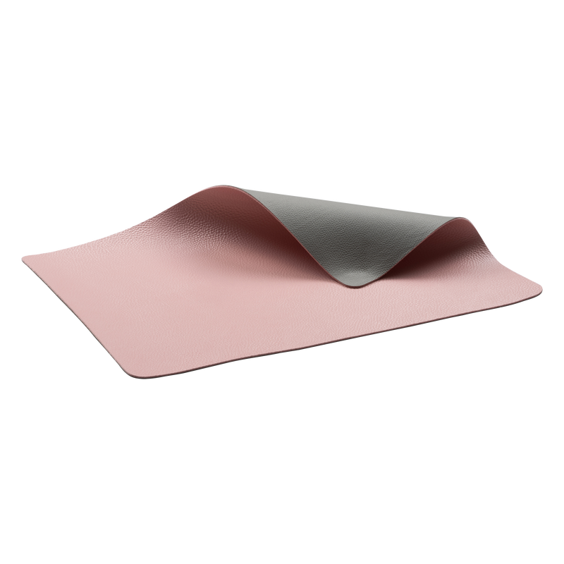 Bitz Set of 4 Reversible Placemats Grey/Light Pink (set of 4)