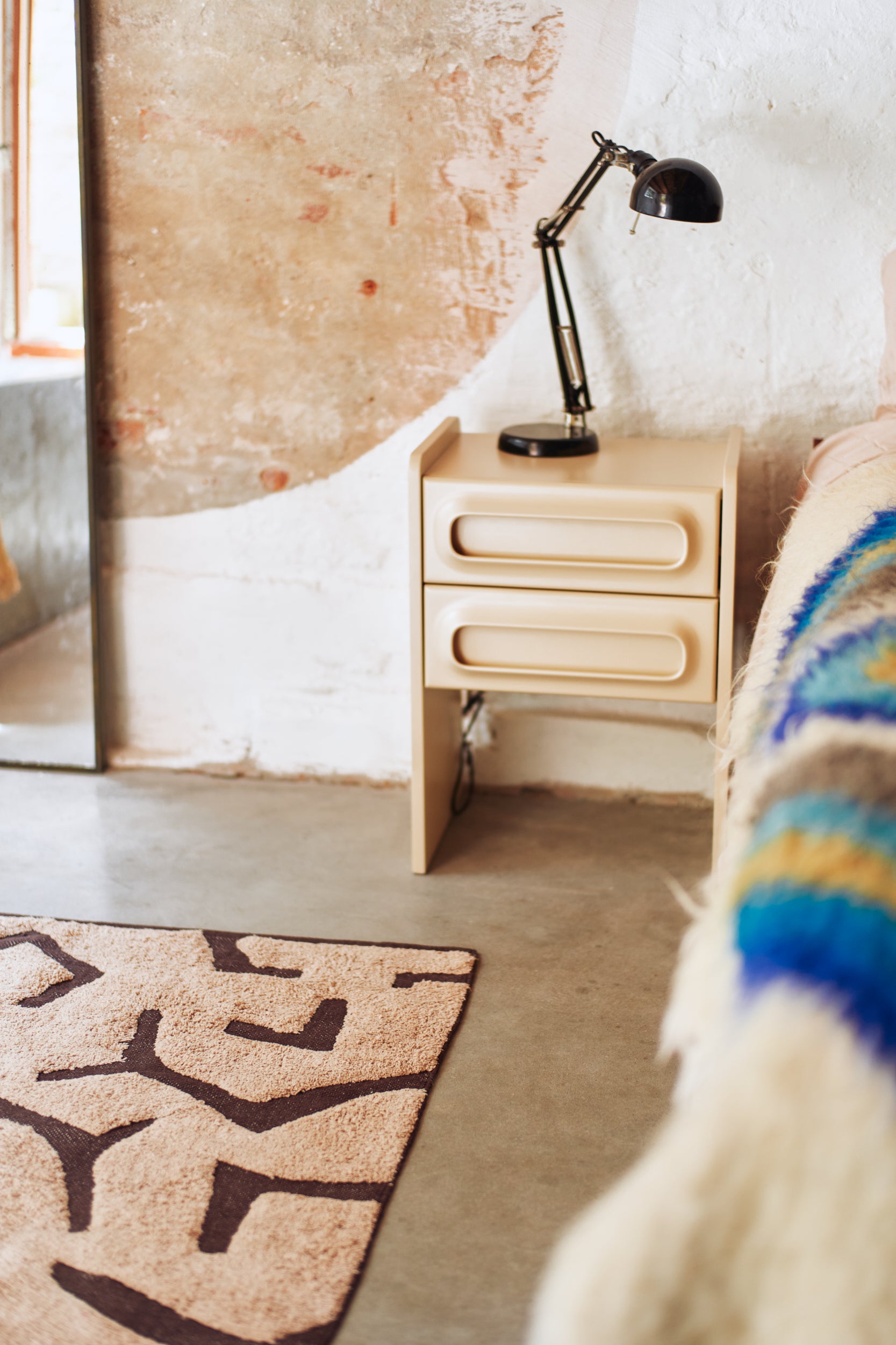 Space nightstand - Sage/Cream
