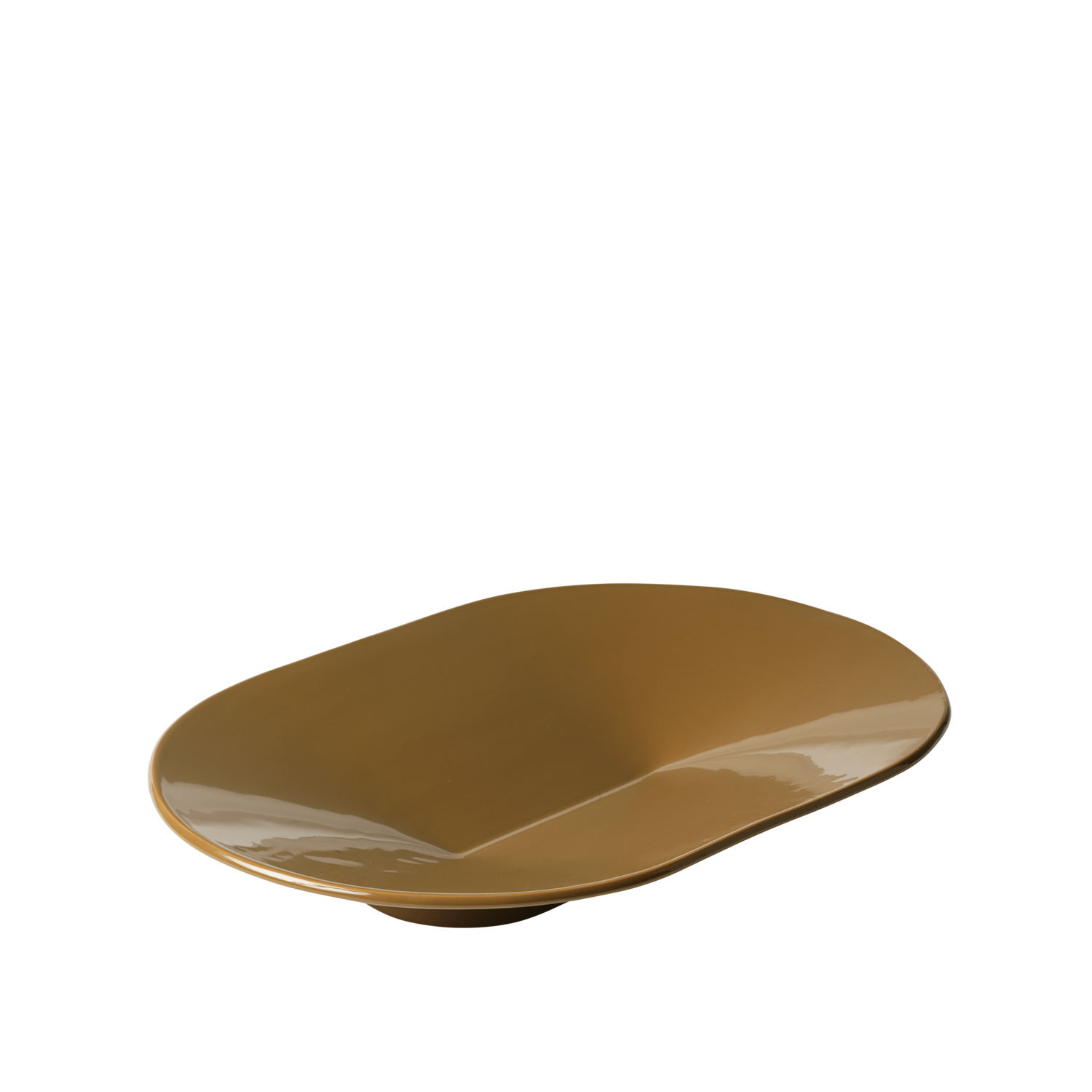 Mere Bowl 52 x 36 cm - Brown Green