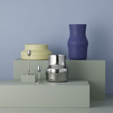 Dorotea Vase H19 - Glossy Steel