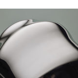 Dorotea Vase H10 - Glossy Steel