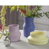 Dorotea Vase H10 - Glossy Steel