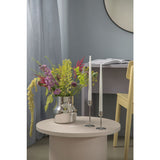 Dorotea Vase H19 - Glossy Steel