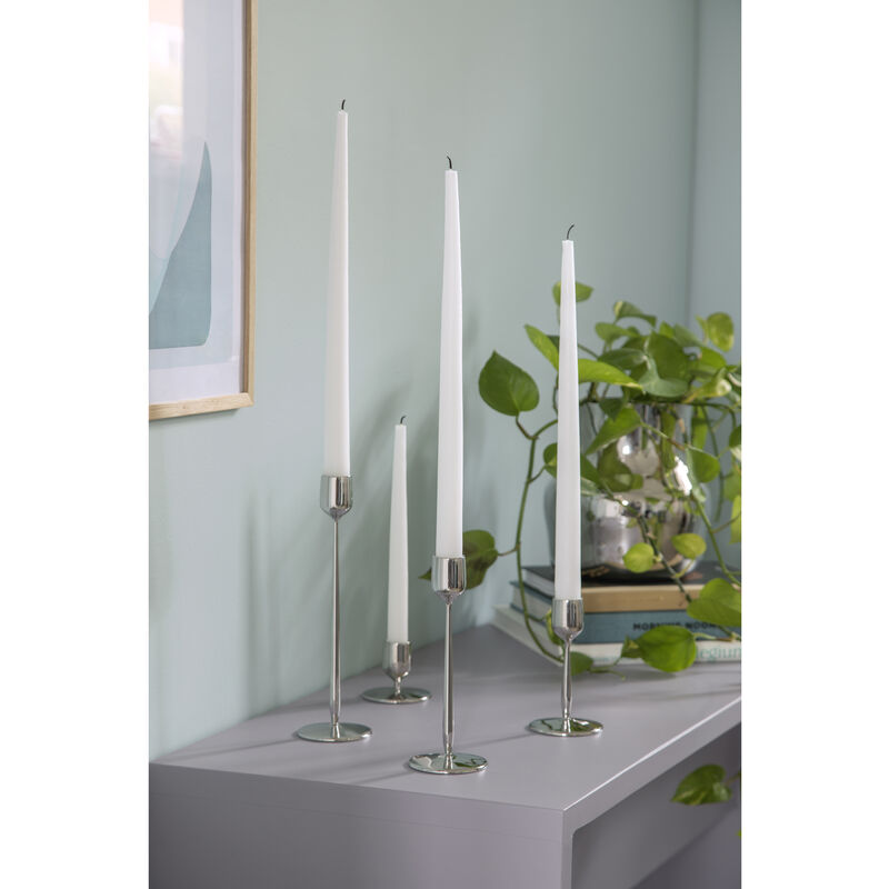 Dorotea Vase H19 - Glossy Steel