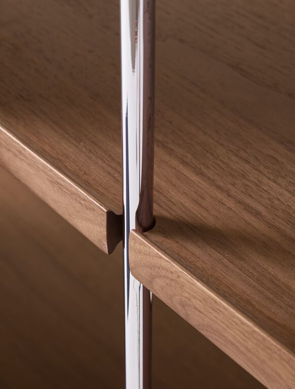Corp de depozitare Alima NDS5 - Lacquered Walnut