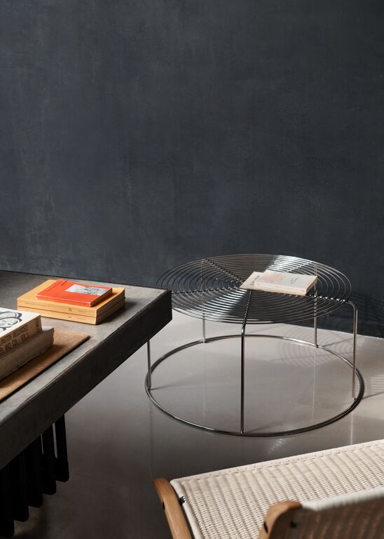 Masuta de cafea Wire VP17 – Mirror Polished Steel
