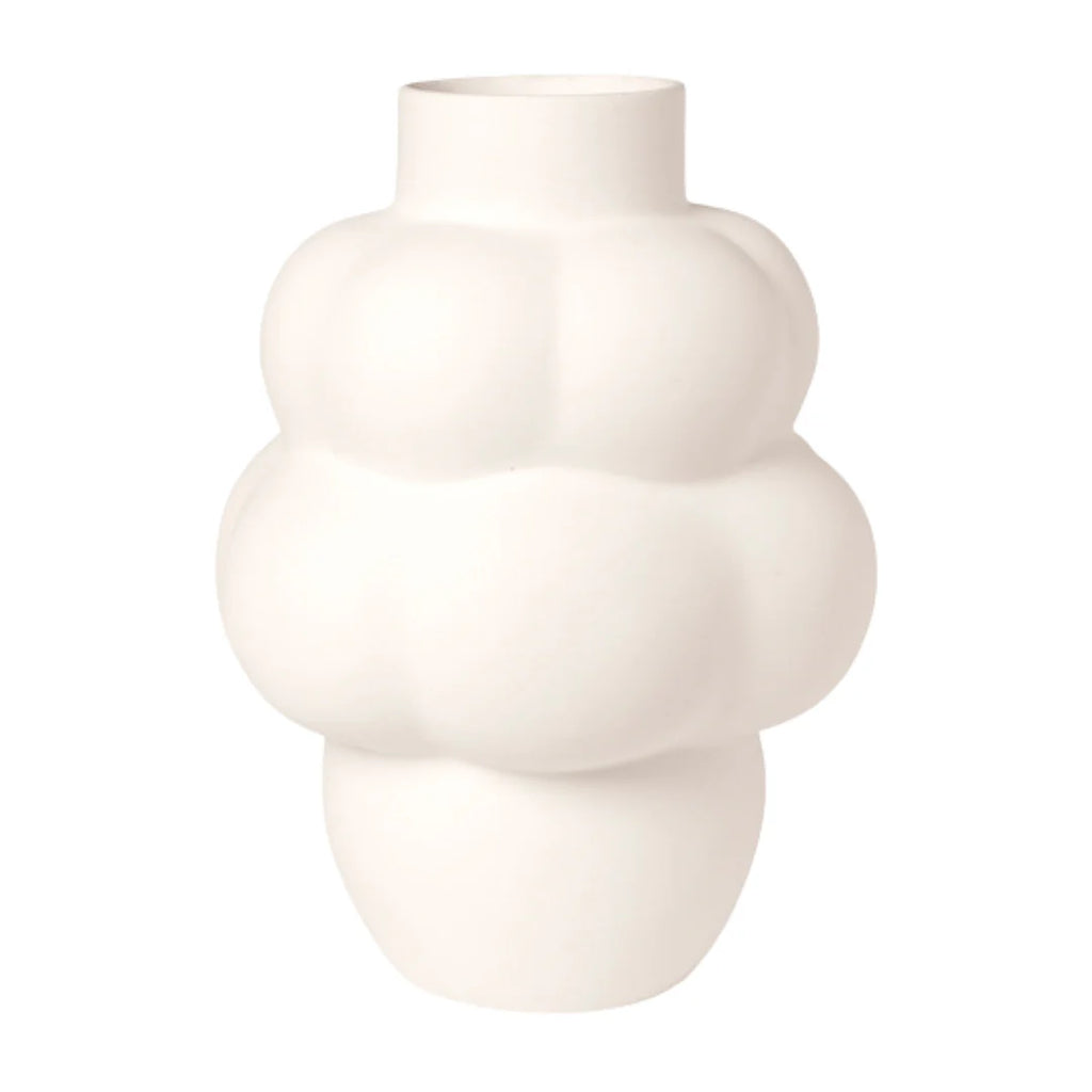 Ceramic Balloon Vase 04 Grande Raw White