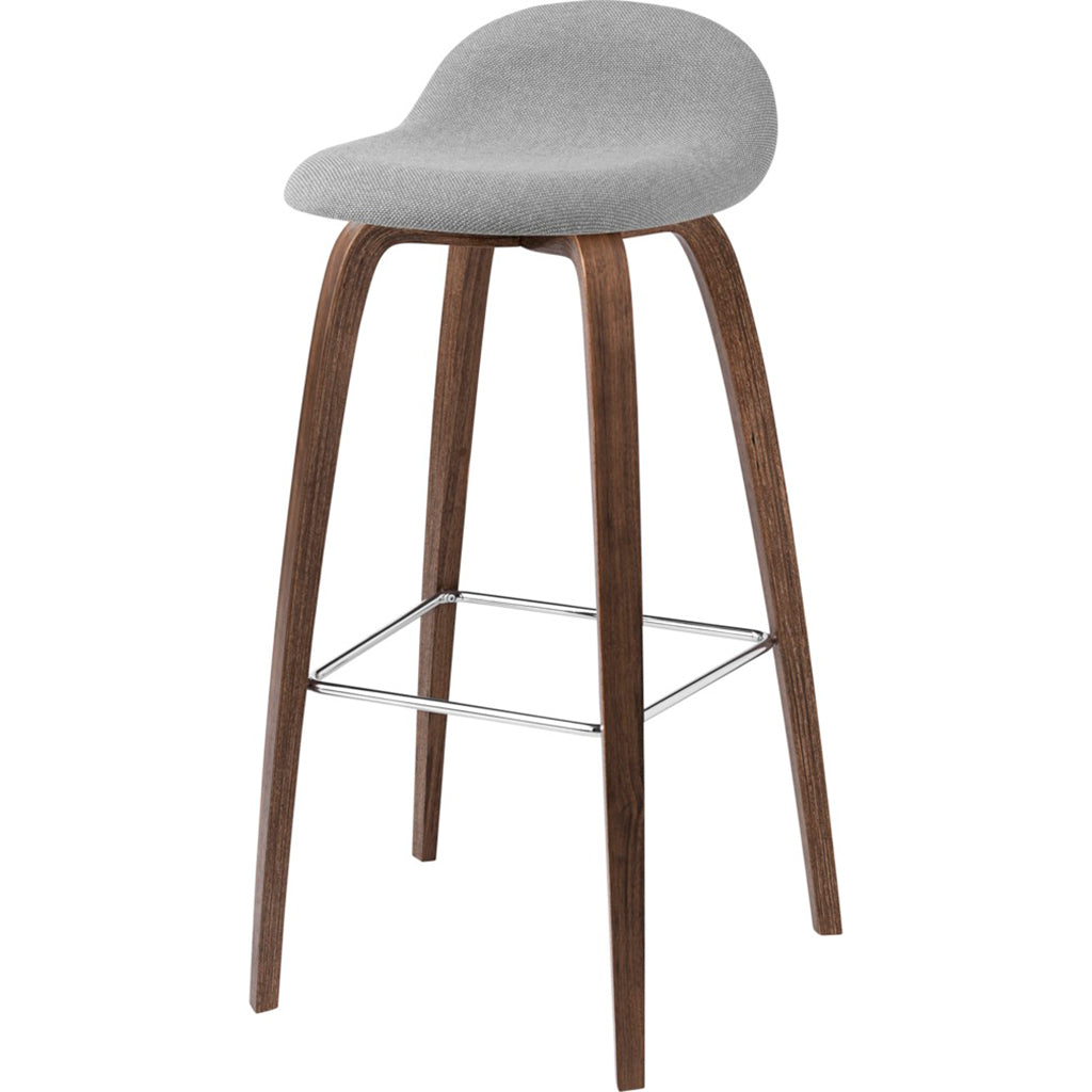 GUBI 3D Bar Stool Front Upholstered