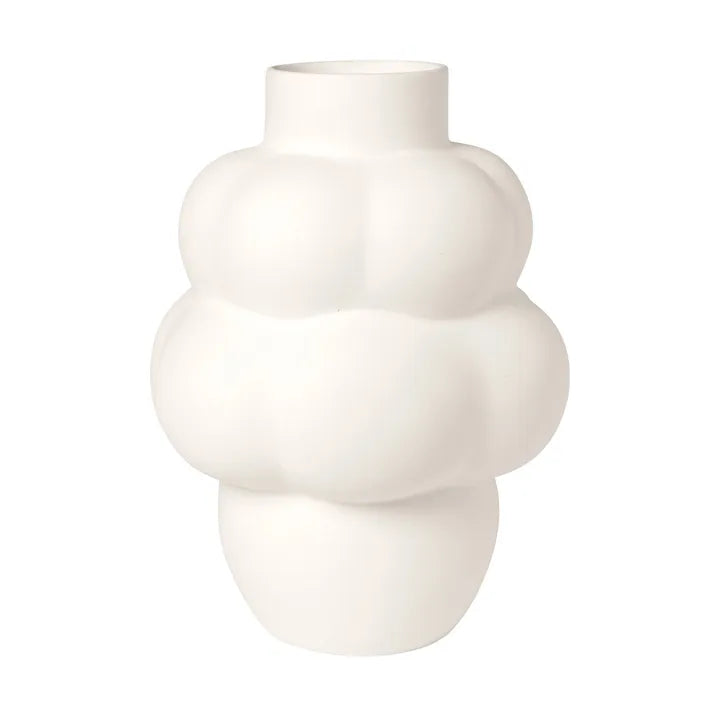 Ceramic Balloon Vase 04 Raw White