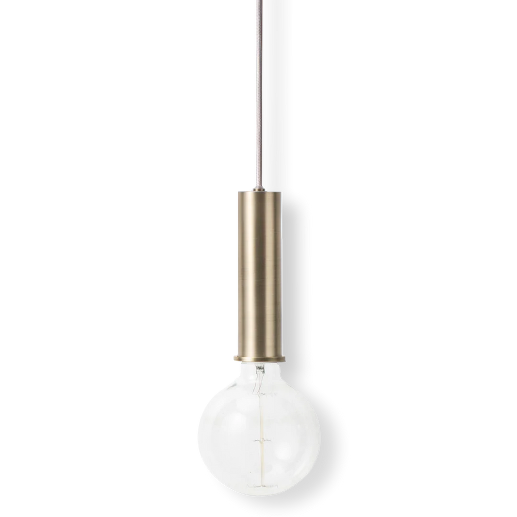 Socket Pendant High - Brass